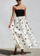Polka Dot Maxi Strapless Dress