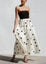 Polka Dot Maxi Strapless Dress