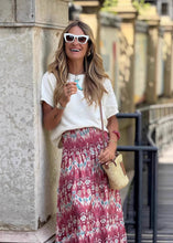 Chic Elastic Waist Long Skirt