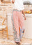 Graffiti Print Casual Wide-leg Straight Pants