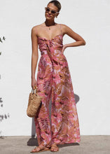 Strappy Resort Style Wide-leg Pants Jumpsuit jumpsuit