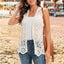 Crochet Vest Sleeveless Boho Lace Cardigan