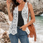 Crochet Vest Sleeveless Boho Lace Cardigan