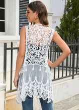 Crochet Patchwork Cotton Hollow Cardigan