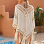 Crochet Fringed Cardigan Beach Cover Up