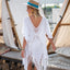 Crochet Fringed Coer Up Dress