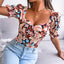 Chiffon Square Neck Crop Top