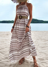 Halterneck Beach Maxi Dress
