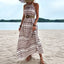 Halterneck Beach Maxi Dress