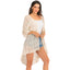 3/4 Sleeve Cardigan Crochet Bikini Cover Up